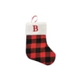 thumbnail image 4 of Xiwaer Christmas Socks Christmas Gift Bag Pendant Red And Black Letter Small Socks Christmas Decorations E, 4 of 10