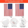 thumbnail image 3 of American Flag Garden Flag 12x18 Inch Indoor Balcony Courtyard Outdoor Decorative Flag, 3 of 7