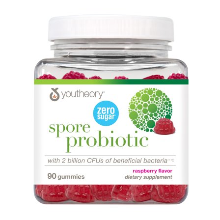 Youtheory Spore Probiotic Zero Sugar Gummy 90ct
