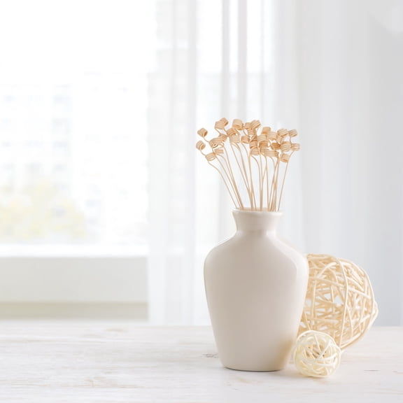 BESTOYARD Wavy Golden Rattan Diffuser Sticks, Absorbent and Stylish 20Pcs