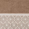 thumbnail image 2 of Linum Home Textiles 100% Turkish Cotton Arian Cream Lace Embellished Bath Towel, 2 of 2