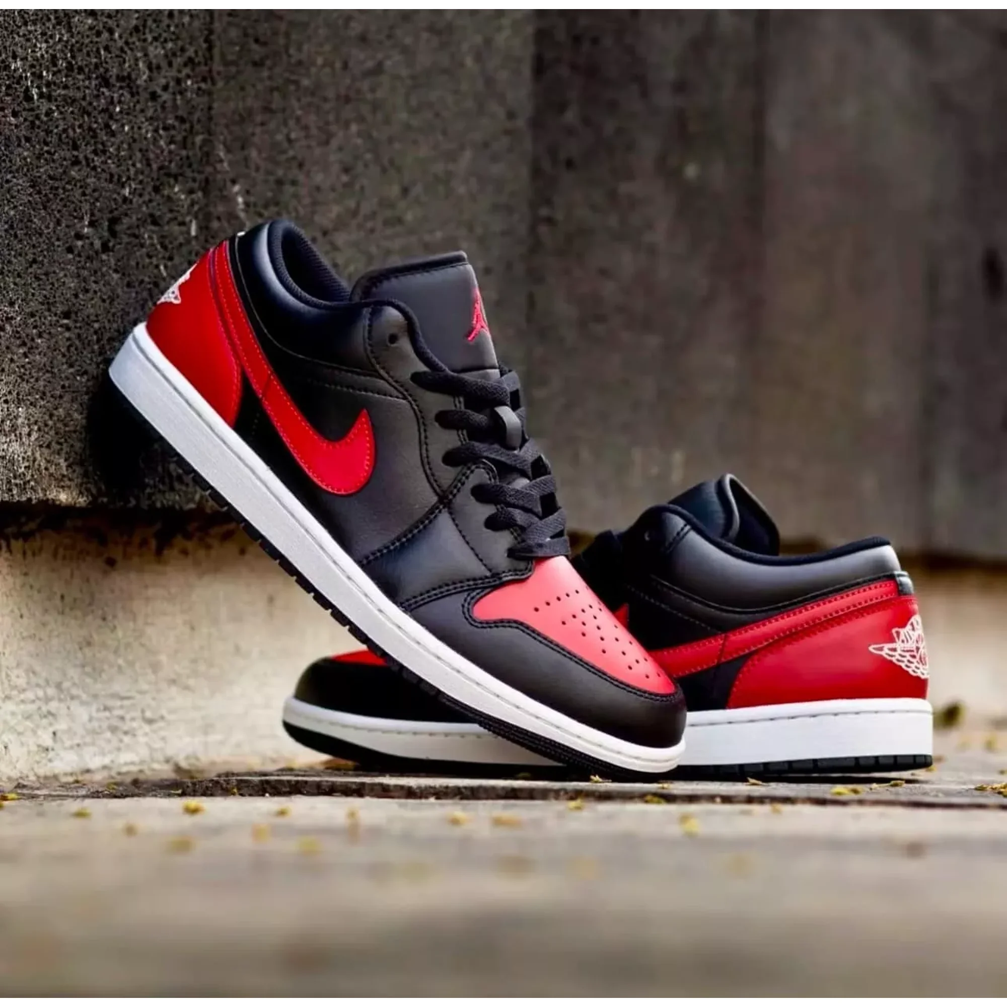 Nike Air Jordan 1 Low Bred Twist 553558-067 Men's Size New