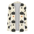 thumbnail image 3 of Cardigan pour Femmes Imprimé Halloween Cardigan à Manches Longues Veste, Vestes pour Femmes, Blouses pour Femmes Longs Cardigans pour Femmes, 3 of 6