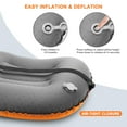 thumbnail image 6 of BreezCamp Ultralight Inflatable Camping Pillow - Compact, Ergonomic for Neck & Lumbar Support | Ideal for Hiking, Backpacking, 6 of 8