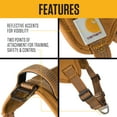 thumbnail image 3 of Arnés para perros Carhartt de nailon con forma de pato, no tira, reflectante, color marrón L, 3 of 5
