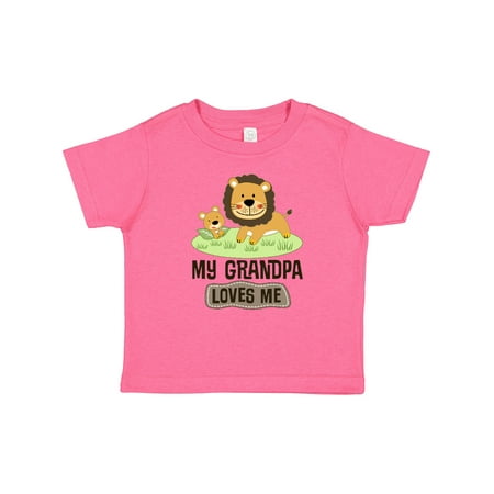 

Inktastic Grandpa Loves Me Grandson Gift Baby Boy or Baby Girl T-Shirt