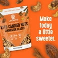 thumbnail image 3 of Lakanto Mixed Candied Nuts Cinnamon Glazed - No Sugar Added, Sweetened with Monk Fruit, 3 Net Carbs, Keto Diet Friendly, Vegan, on the Go Snack Anytime - Cinnamon Glazed, 3 of 9