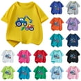 thumbnail image 4 of LIaqionyy Toddler Boys Girls Cute T-Shirts Kids Graphic Short Sleeve Cotton Tee Shirts Summer Casual Comfy Pullover Tops, 4 of 4