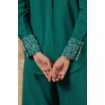 thumbnail image 5 of Forest Green Work Detailed Front Cotton Flex Co-Ord Set, 5 of 5