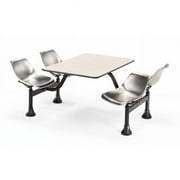 OFM Model 1002 48L x 24W in. Cluster Commercial Dining Table and Chairs