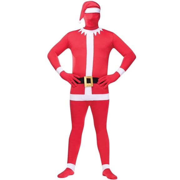 Santa Skin Suit Adult Costume
