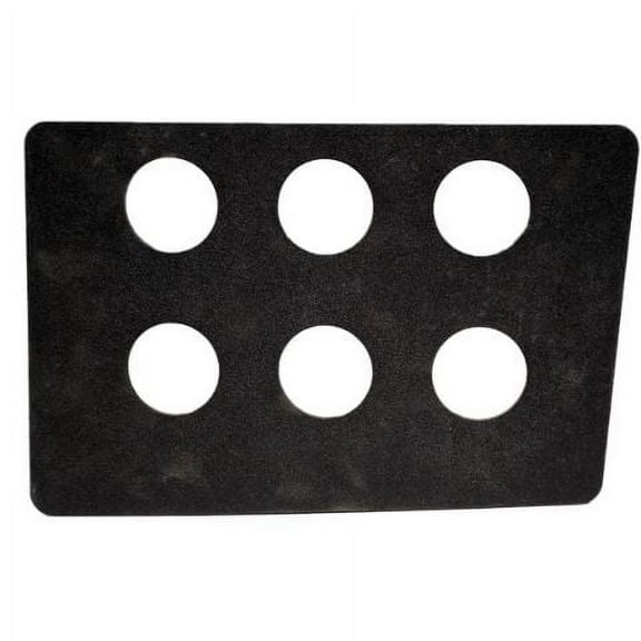 Tracker Boat Blank Gauge Panel 160095 | 12 7/8 x 8 1/2 Inch Black