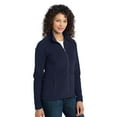 thumbnail image 4 of Port Authority L223 Ladies Microfleece Jacket, Pearl Grey, 4XL, Womens Fleece Jackets, 4 of 6