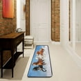 thumbnail image 6 of Coolnut Running Horses Area Rug - 2' x 6' Washable Runner Rugs with Rubber Backing - Non Skid Floor Carpet for Indoor Living Room Hallway Kitchen Home Decor Gifts, 6 of 7