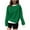 Army Green, variant on Scyoekwg Women's Sweatshirts Fall Casual Crewneck Oversized Sweatshirts Color Block Long Sleeve Pullover Fall Clothes (Khaki,M)