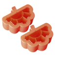 thumbnail image 1 of Oleegame 2PC Spice Dispenser Mini Seasoning Box Lidded Dust Proof PP Divided Kitchen Spices Container Cooking Utensils Yellow, 1 of 3
