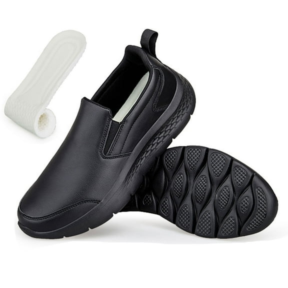 Non Slip Chef Shoes For Women Men Slip Resistant Kitchen Waterproof Shoes, Footwear With Pressure-Relieving Massage Insole, Light And Comfort, Plus Size(5.5-12)