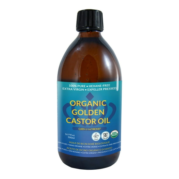 Aceite de ricino QUEEN OF THE THRONES Organic Golden 500 ml