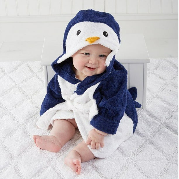 Bata de algodon para bebe Toalla de bano sudaderas con capucha de dibujos animados ropa de dormir infantil manta de bano albornoz suave pijamas