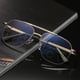thumbnail image 1 of Gafas de lectura retro anti luz azul de doble propósito con zoom inteligente y gafas de lectura con luz diurna de enfoque múltiple progresivo, 1 of 5