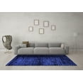 thumbnail image 3 of Ahgly Company Indoor Rectangle Abstract Blue Modern Area Rugs, 8' x 10', 3 of 4