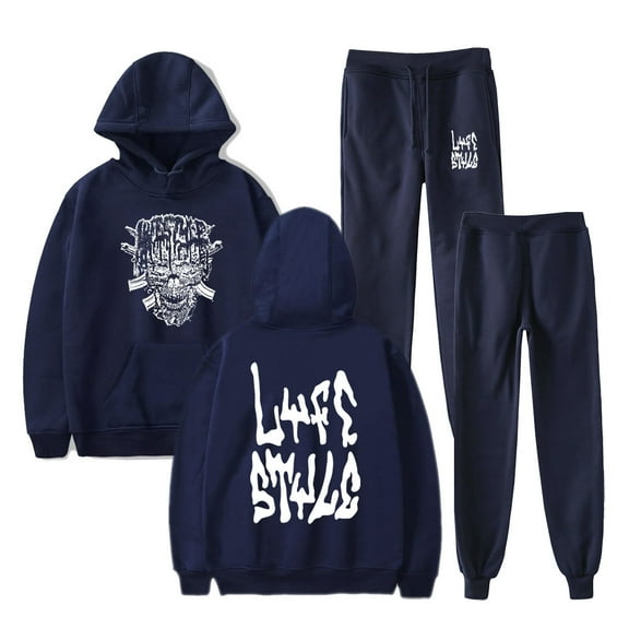 yeat Lyfestyle  hoodies suits pocket drawstring hoodies sweatshirt men/women Strap sports pants