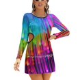 thumbnail image 1 of Monarchs Aflutter Sweetheart Knot Flared Dress Fashion Design Large Size Loose Dress Monarch Nature, 1 of 5