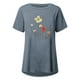 thumbnail image 4 of Pntutb Mujeres Moda Casual Impresión Camisas Manga Corta Suelta Tee tops Túnica Blusa Pntutb Pntutb-476, 4 of 4