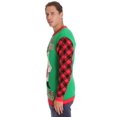 thumbnail image 2 of #followme Mens Ugly Christmas Sweater - Sweaters for Men 6774-10195-S (Green - Package, Small), 2 of 3