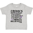 thumbnail image 3 of Inktastic Crohns Disease Awareness Boys or Girls Toddler T-Shirt, 3 of 5