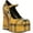 Yellow Plaid, variant on Womens Khloie Faux Leather Buckle Platform Heels