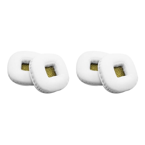 pitrice 1 Paire de Coussinets d'Oreille Coussin Écouteurs à Réduction de Bruit Accessoires de Casque Remplacement pour Marshall Major II Écouteurs Blanc 2 Ensembles