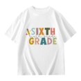 thumbnail image 5 of Miaoju T Shirts for Girls Crew Neck Letter Graphic Printed Short Sleeve T Shirts Comfy Pullover Tops Summer Clothes for Girls, 5 of 6