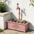thumbnail image 4 of JZCHUNTOY 1 Pce Pot de Fleurs Carré en Fer Forgé pour Robinet, Jardinière Robuste Résistante à la Rouille, Contenant Décoratif de Jardin, pour Patio, Balcon, Appui de Fenêtre et Usage Intérieur Extérieur, 4 of 6