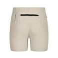 thumbnail image 4 of WIZUTIZ Cargo Shorts for Men, Men's Casual Pure Color Outdoors Pocket Beach Work Trouser Cargo Shorts Pant up to 65% Off, 4 of 6