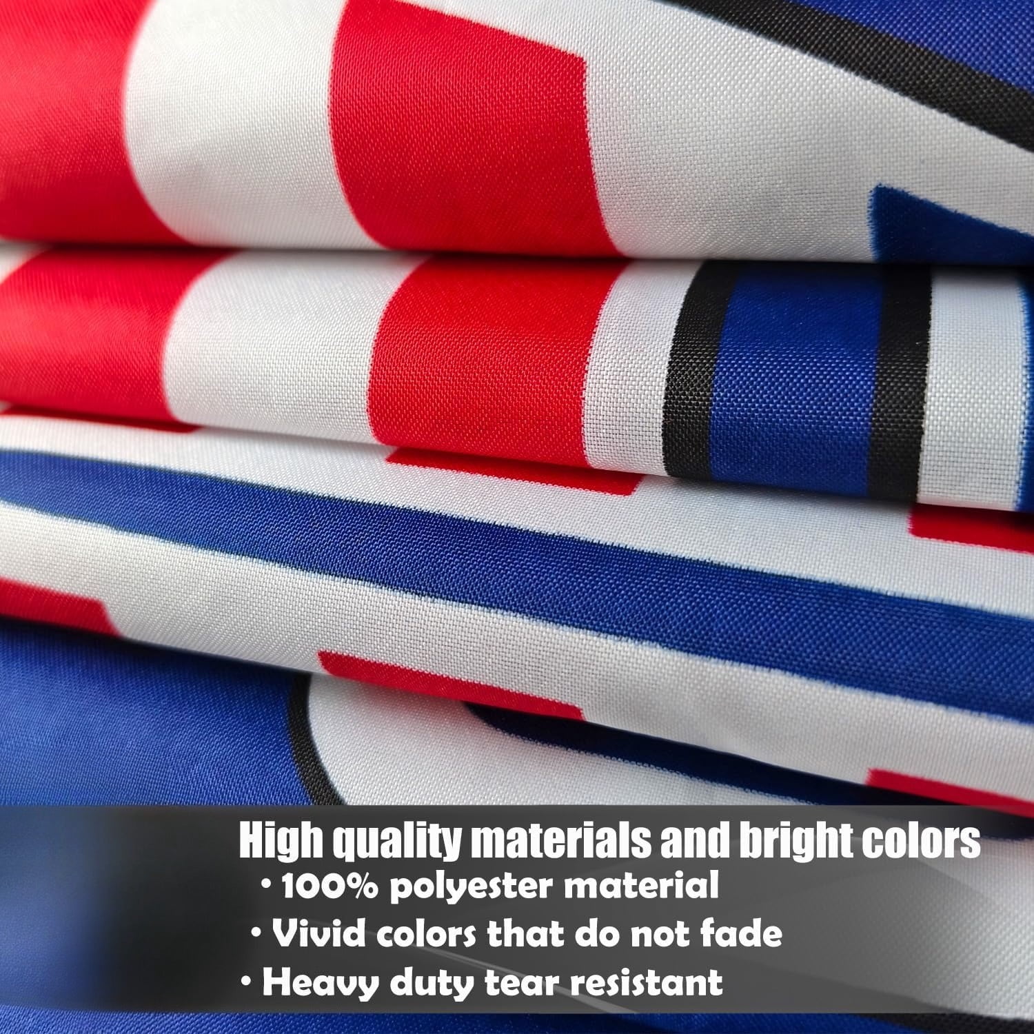 USA 250th Anniversary Commemorative Flag 2x3 ft | Exclusive Black-Red-White Colorway 200D Weather-Resistant Polyester Double-Sided Triple-Layer Construction Indoor/Outdoor Use 2026 Patriotic Decor