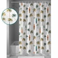 thumbnail image 4 of Palm Trees Shower Curtain, 66" x 72", Kayaking Tropical Plants Waterproof Bathroom Curtain Washable Shower Curtain Set with 12 Hooks, 4 of 6