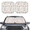 thumbnail image 2 of Sikiie Horses Print Foldable Car Windshield Sun Visor, Car Window Sunshade Suitable for Sedan, SUV and Truck Car Accessories-Medium, 2 of 6