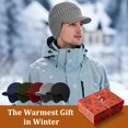 thumbnail image 6 of 2Pack Men&Women Winter Warm Fleece-Lined Knit Beanie Hats with Visor & Ear Flaps for Cold Weather, 6 of 7