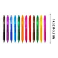 thumbnail image 2 of NWOKYZGH Erasable Gel Pens, Fine Point 0.5 mm Erasable Pens, Pack of 12 Assorted Colors, 2 of 4