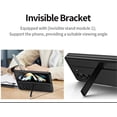 thumbnail image 3 of For Samsung Galaxy Z Fold 6 Case with S Pen, Replaceable S Pen Holder & Kickstand Matte PC Shockproof Full-Body Rugged Case, 3 of 4