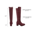 thumbnail image 3 of DREAM PAIRS Women's Knee High Stretchy Fashion Boots, 3 of 5