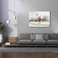 thumbnail image 3 of Epic Graffiti 'Winter Barn with Windmill' by Cindy Jacobs, Canvas Wall Art, 54"x40", 3 of 8