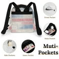 thumbnail image 4 of Abstract Pastel Brick Pattern Small Backpack Cute Mini Backpacks For Woman Lightweight Daypacks, 4 of 8