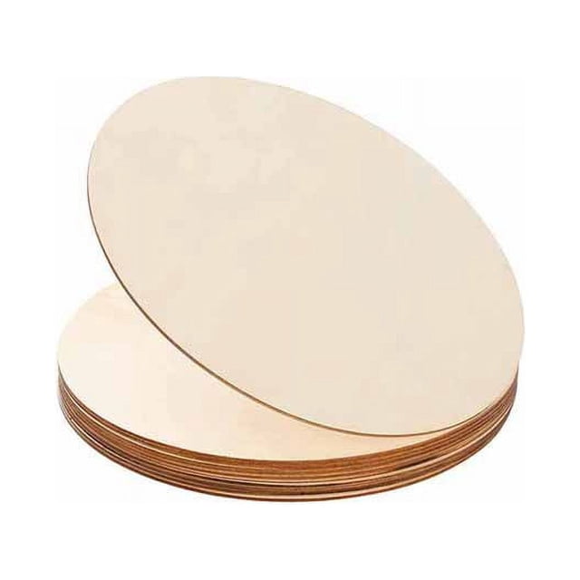 10 Piezas Pedazos de Madera Natural Rebanadas Discos Sin Terminar Redondos para Centros Mesa Manualidades Adornos NavideñOs Bricolaje 4 Pulgadas