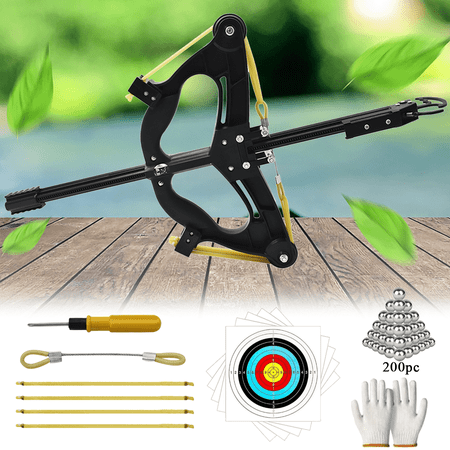Clianle 50 Consecutive Marbles Compound Bow 8-strand High-power Steel Ball Hunting Slingshot