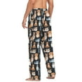 thumbnail image 5 of JSTEL Doodle Dog Prints Puppy Men's Sleepwear Mens Pajama Pants Bottoms with Pockets, M, 5 of 6