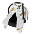 thumbnail image 2 of Naloa Colorful Poodle Dog Baby Car Seat Cover, Breathable Baby Carrier Cover, Multiuse Baby Carrier Cover & Nursing Breastfeeding Cover, 2 of 5