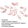 thumbnail image 7 of Dengjunhu 50Pcs/Set Acrylic Baby Pacifiers Baby Shower Favors Gender Reveal Party Decorations for DIY Baby Shower Birthday Party Favors, 7 of 7