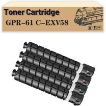 Compatible Toner Cartridges Replacement GPR-61 C-EXV58 for Canon DX C5870 C5860 C5850 C5840 Printers, High Yield 42,500 Pages